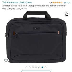 Amazon Basics 15.6-Inch Laptop Computer and Tablet Shoulder Bag